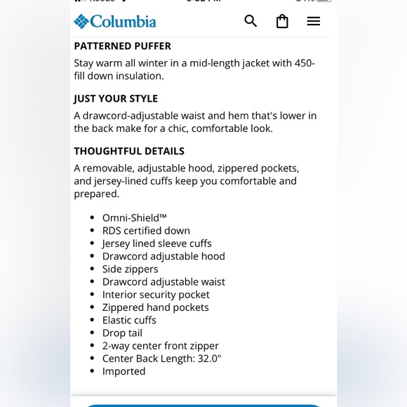 Columbia Icy Heights novelty jacket - Picture 13 of 15